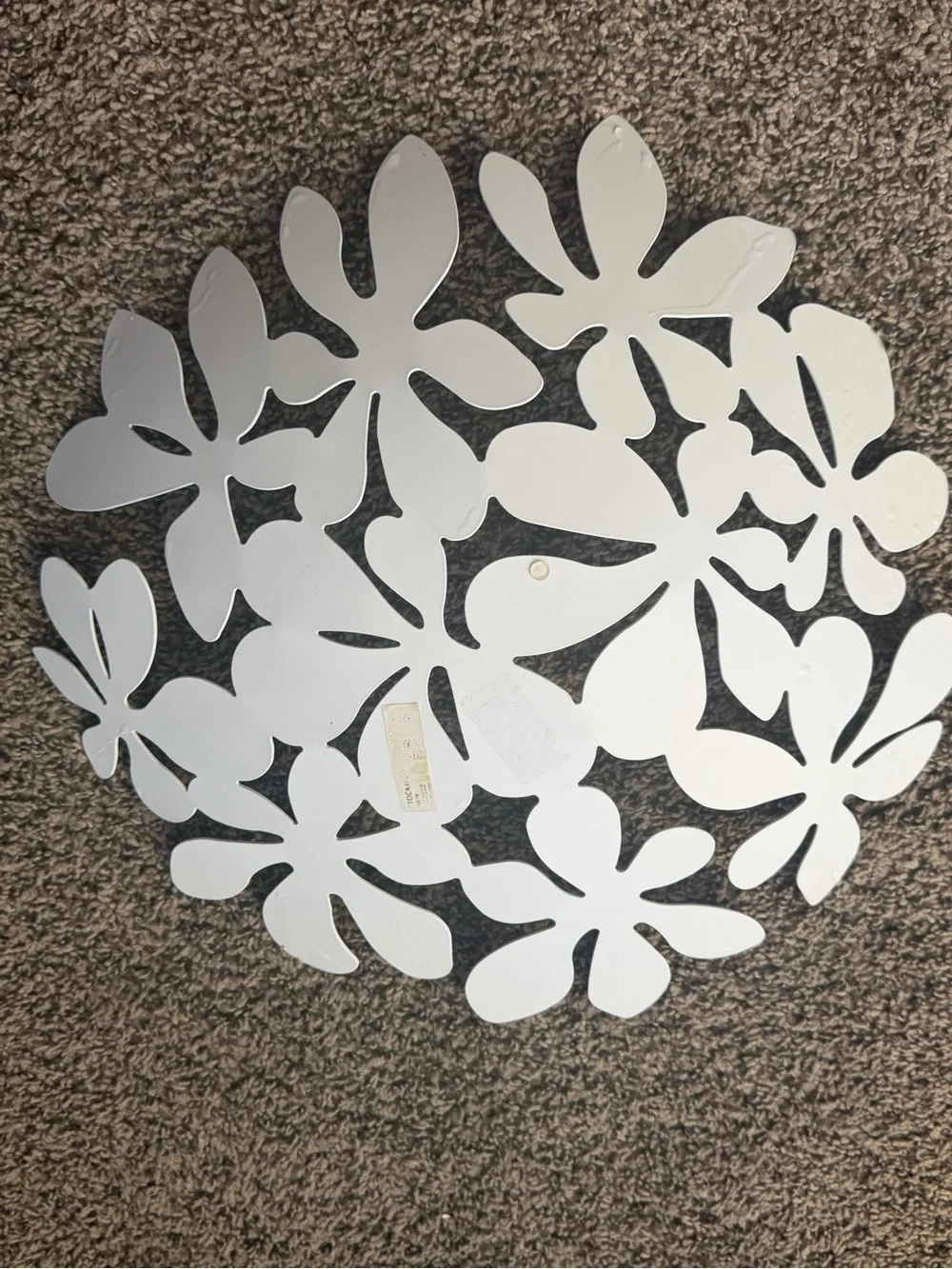 This white decorative bowl is from the IKEA Stockholm collection